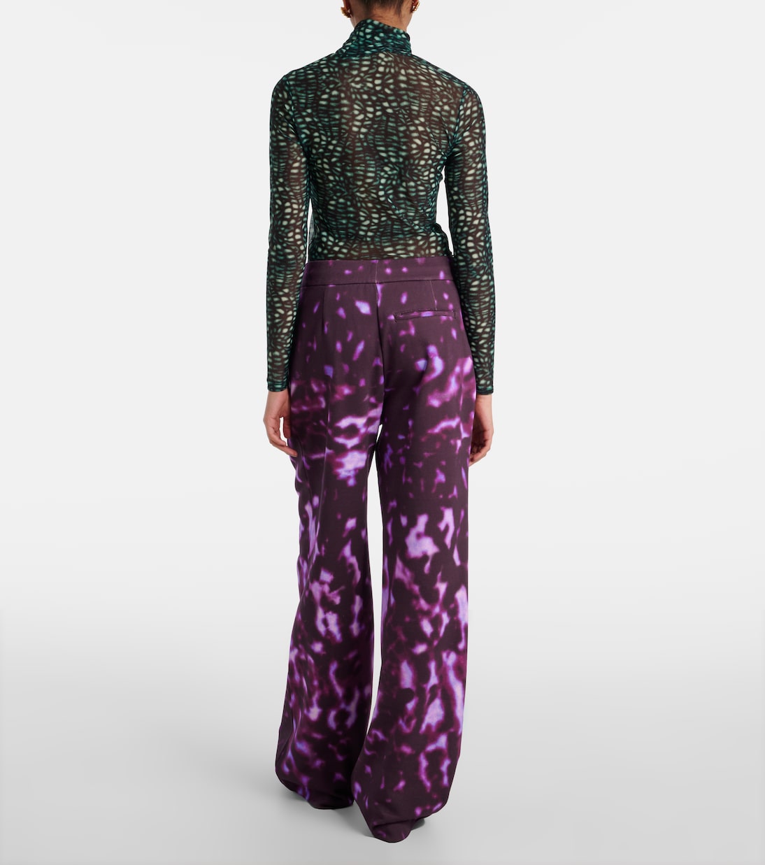 Pantalones deportivos rectos de algodón | Dries Van Noten