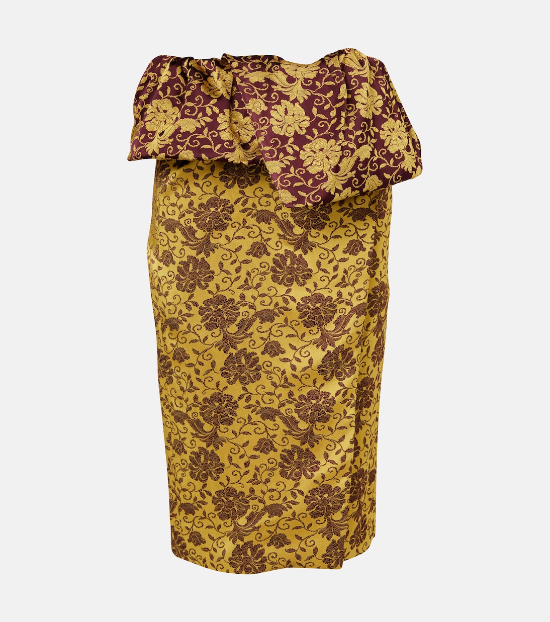 Jupe midi à fleurs | Dries Van Noten