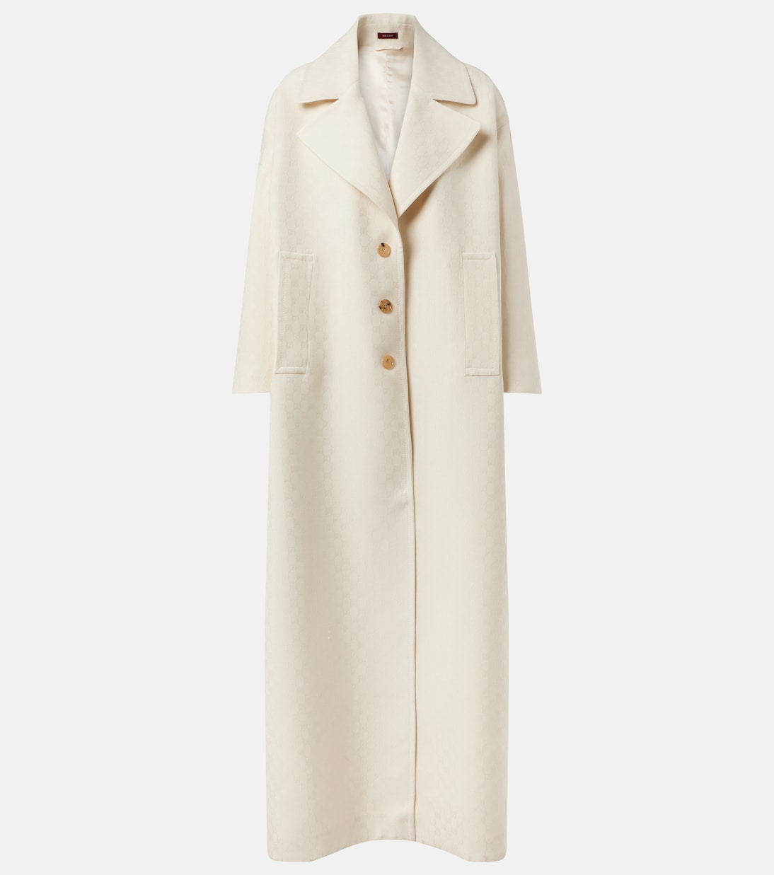 Abrigo de crepé con GG en jacquard | Gucci