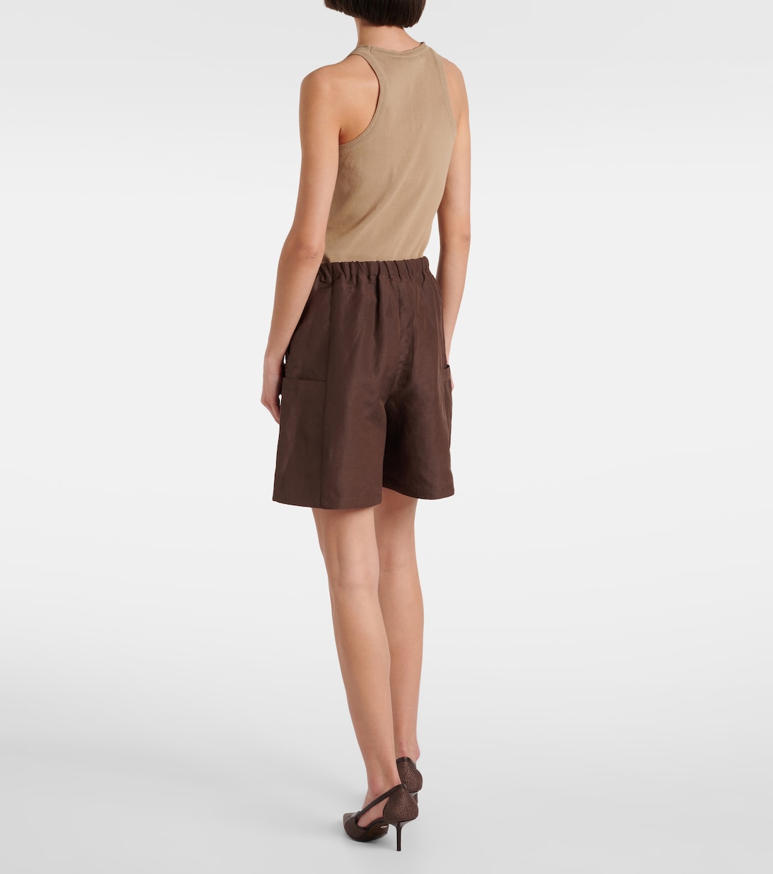 Shorts Quebec in lino e seta | Max Mara