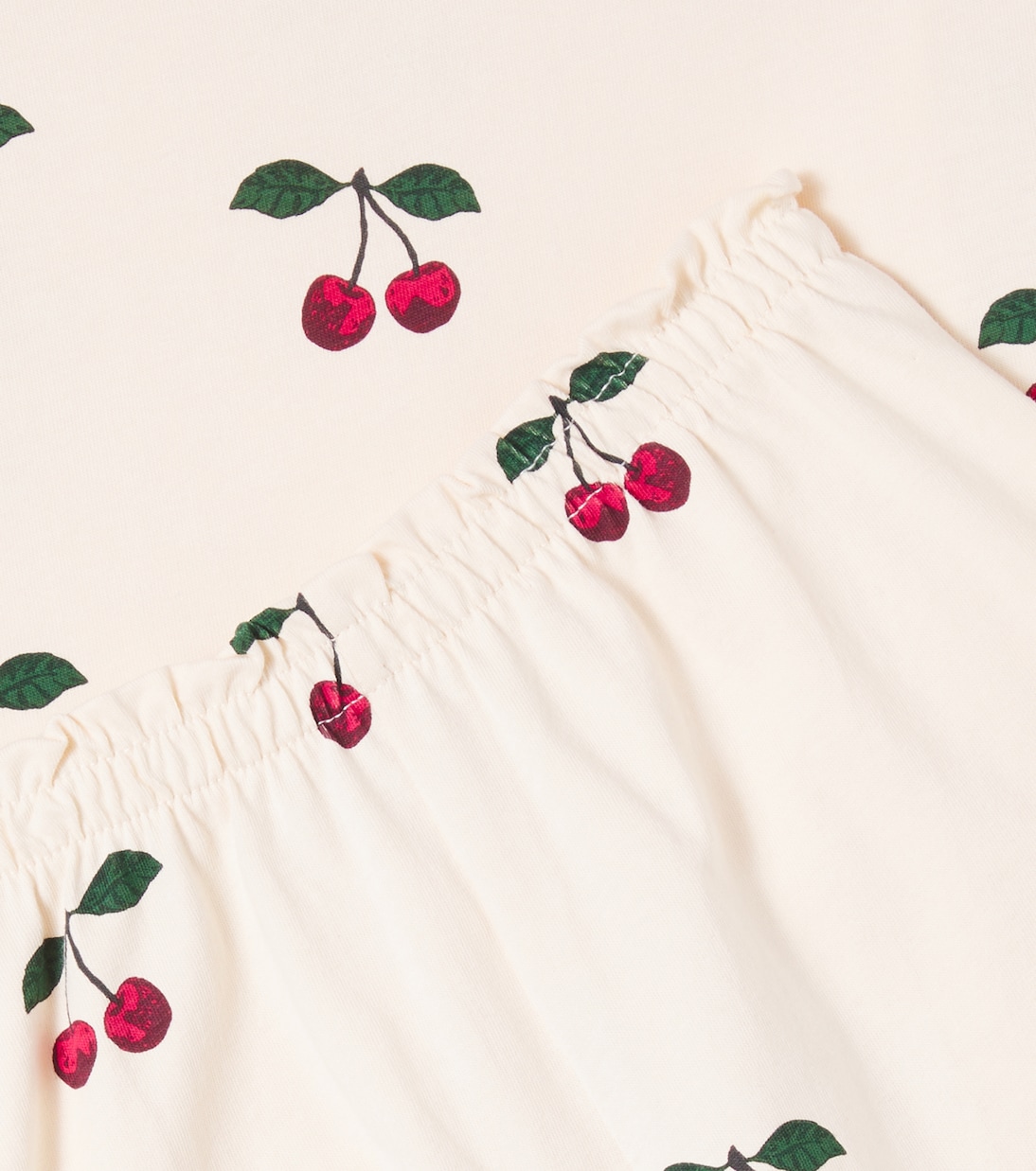 Top e shorts Lin in cotone con volant | Konges Sløjd