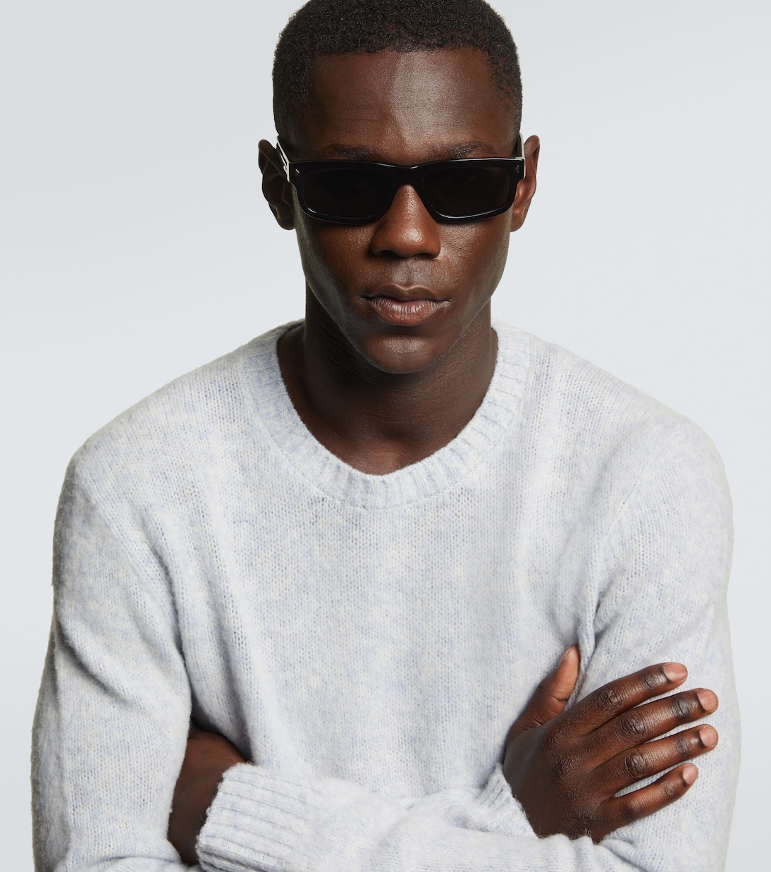 Gafas de sol rectangulares con logo | Prada