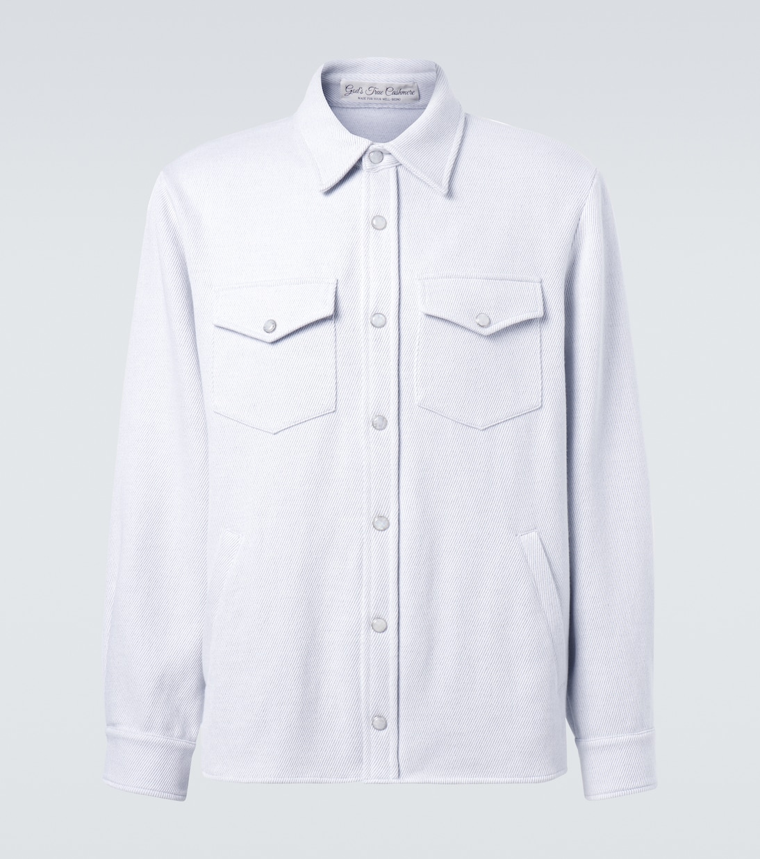 Chaqueta Explorer de denim de cachemir y algodón | God's True Cashmere