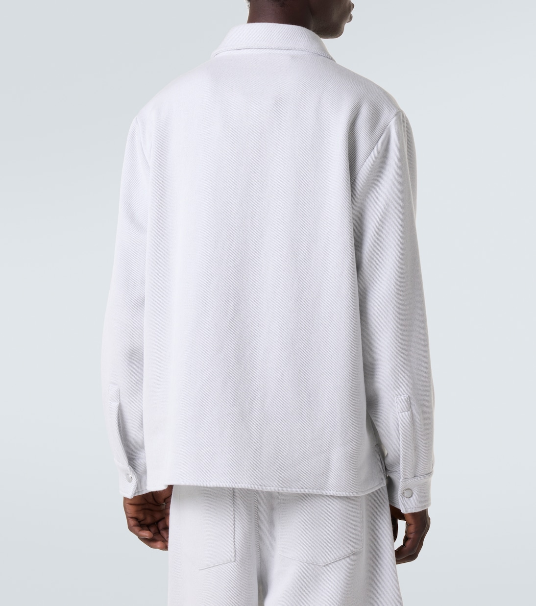Chaqueta Explorer de denim de cachemir y algodón | God's True Cashmere