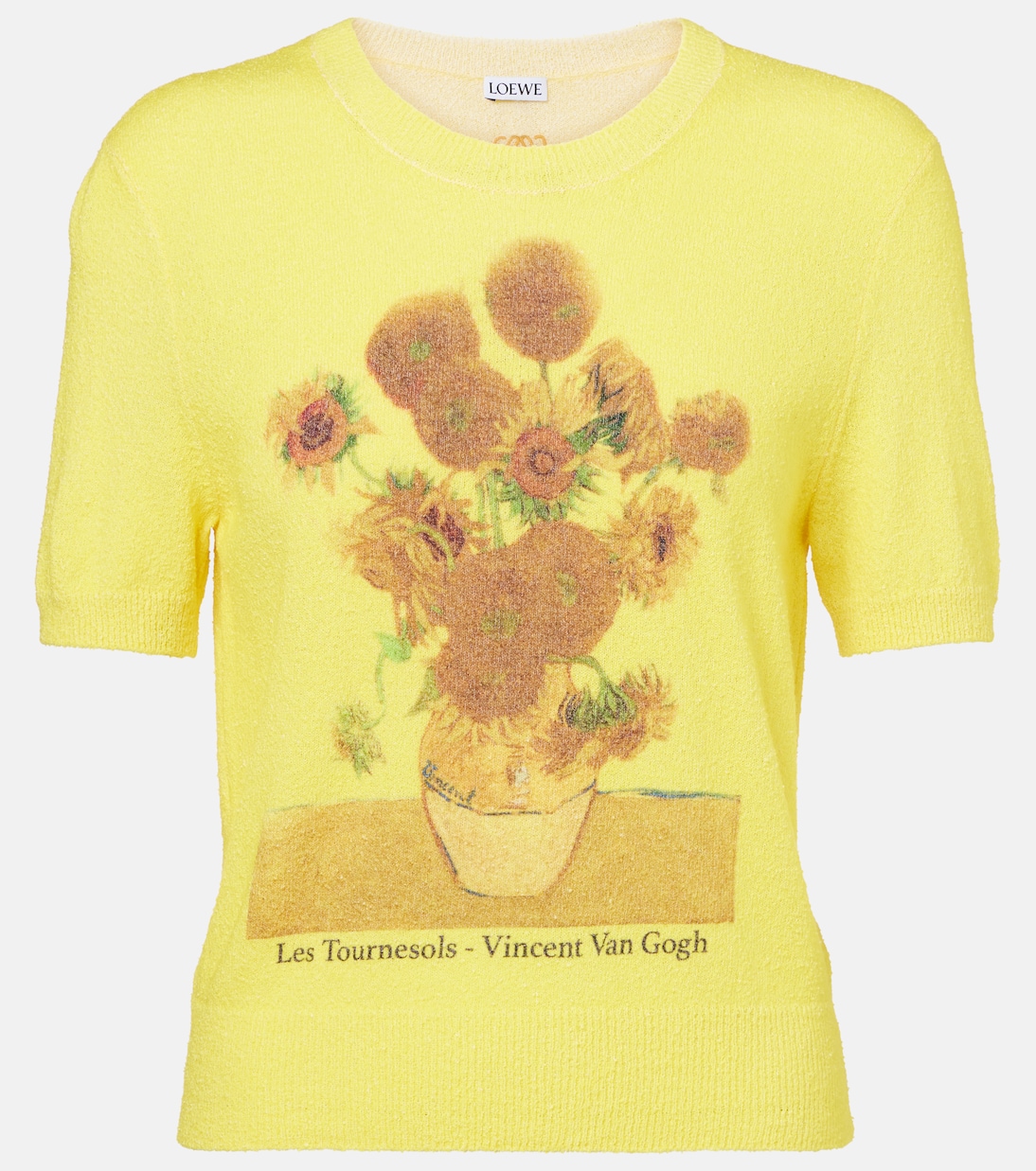 Camiseta en mezcla de algodón estampada | Loewe
