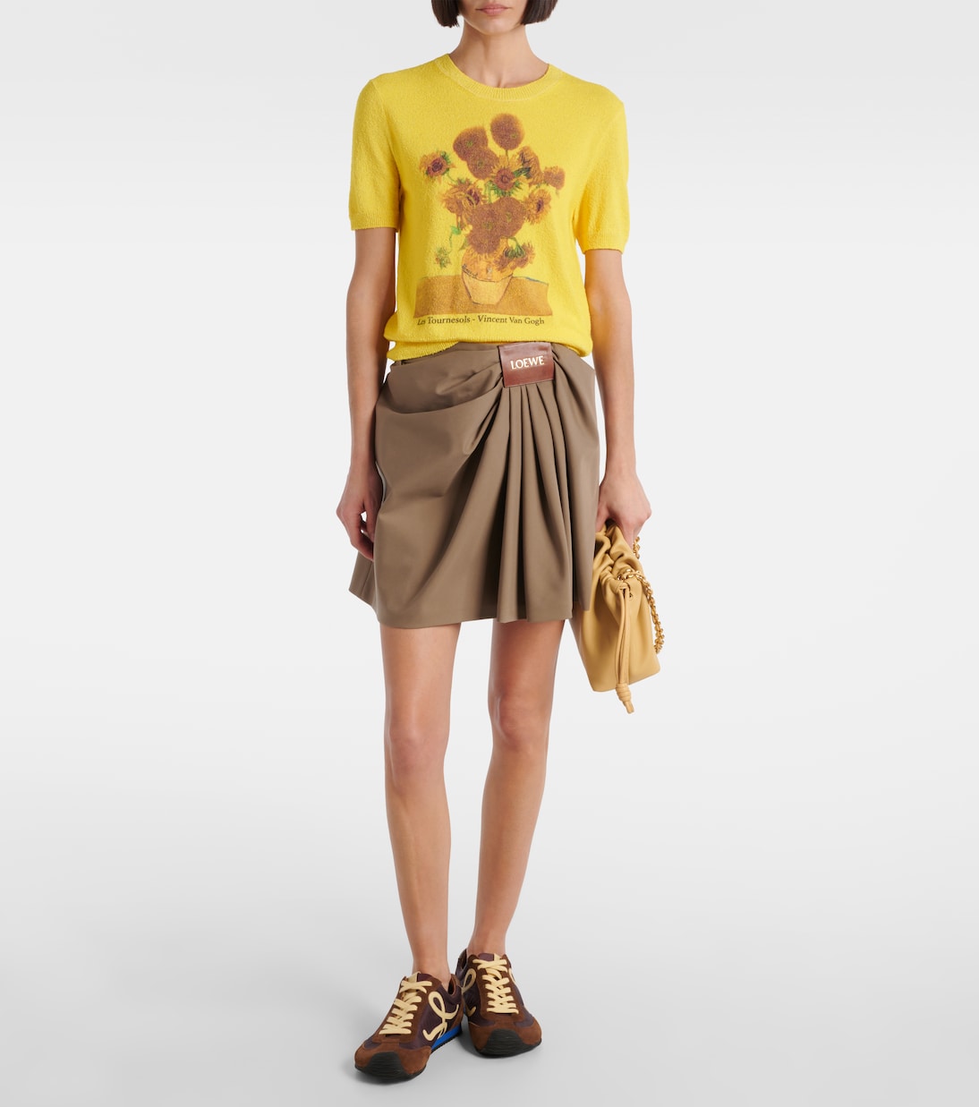Camiseta en mezcla de algodón estampada | Loewe