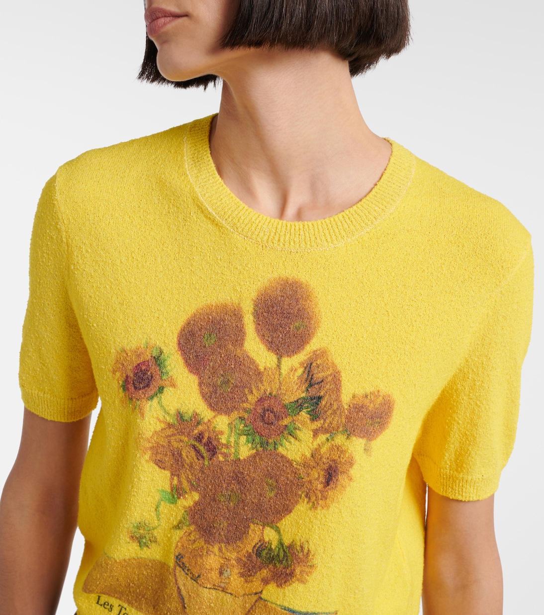 Camiseta en mezcla de algodón estampada | Loewe