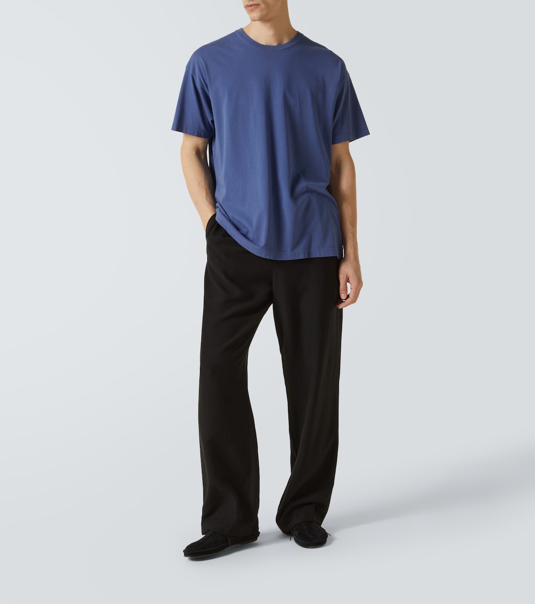 Pantalon ample Xon en coton et soie | The Row