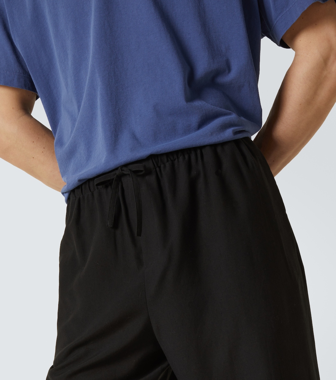 Pantalon ample Xon en coton et soie | The Row