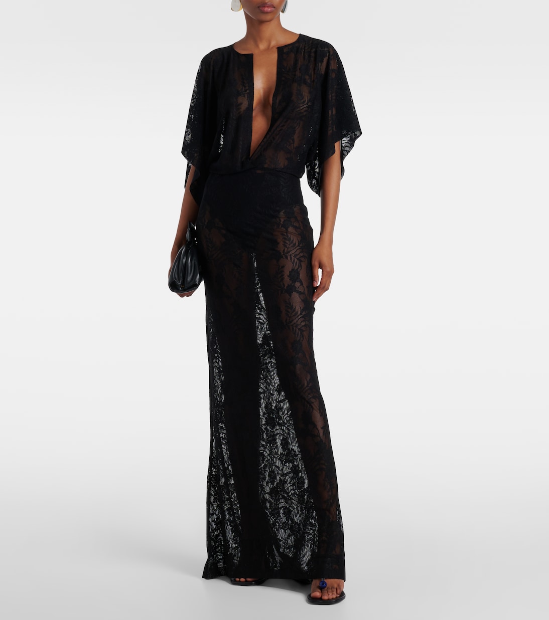 Robe Obie aus Spitze | Norma Kamali
