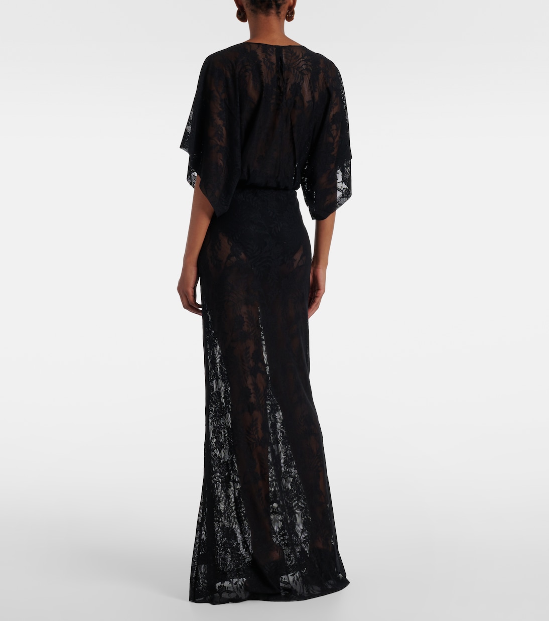 Robe Obie aus Spitze | Norma Kamali