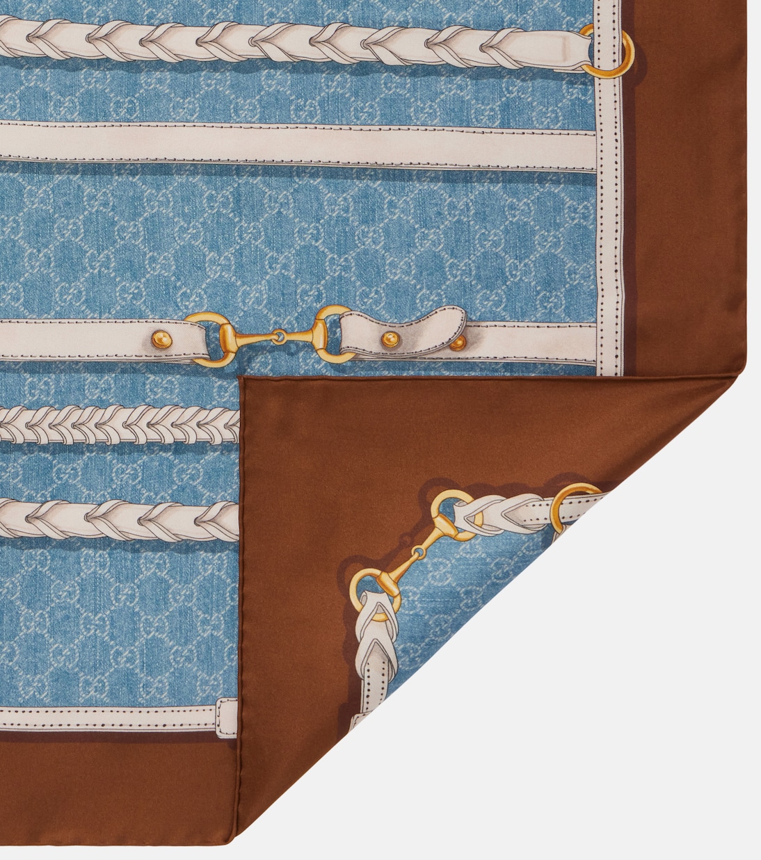 Tuch Horsebit aus Seiden-Twill | Gucci