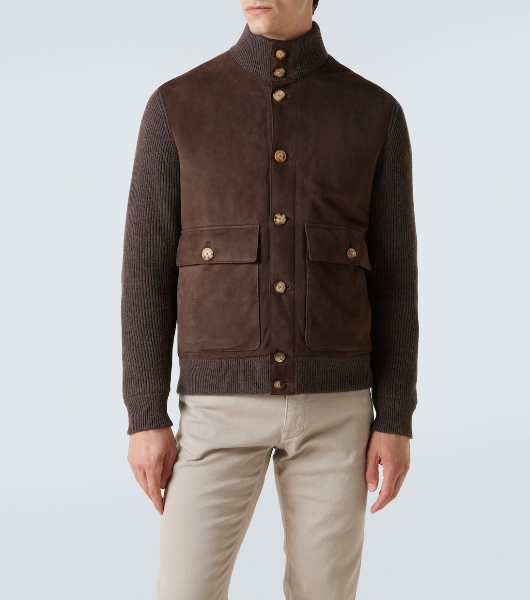 Suede blouson | Brunello Cucinelli