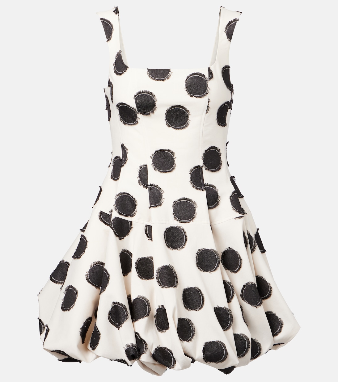 Vestido corto de fil coupé con lunares | Simkhai