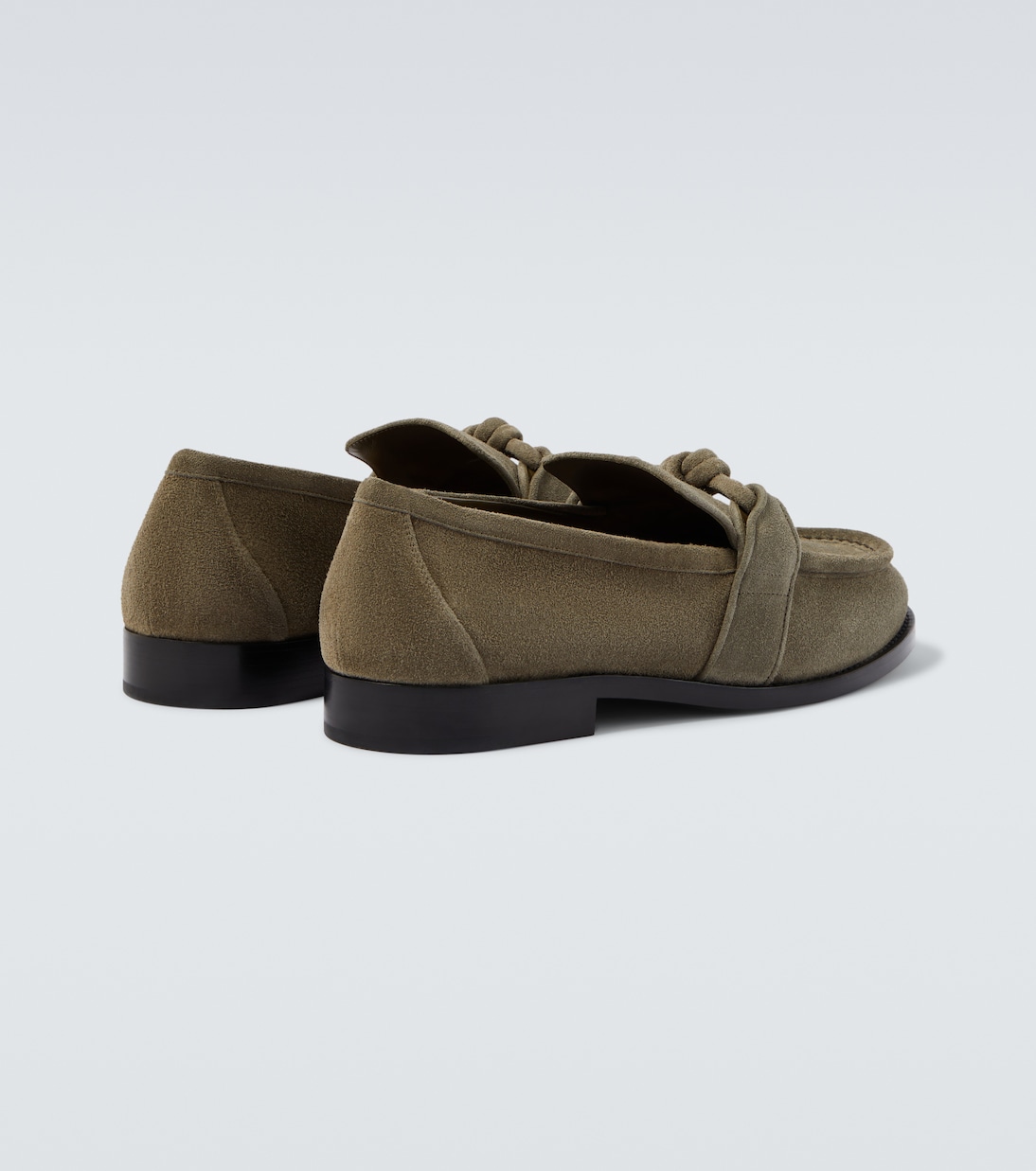 Astaire Knot suede loafers | Bottega Veneta