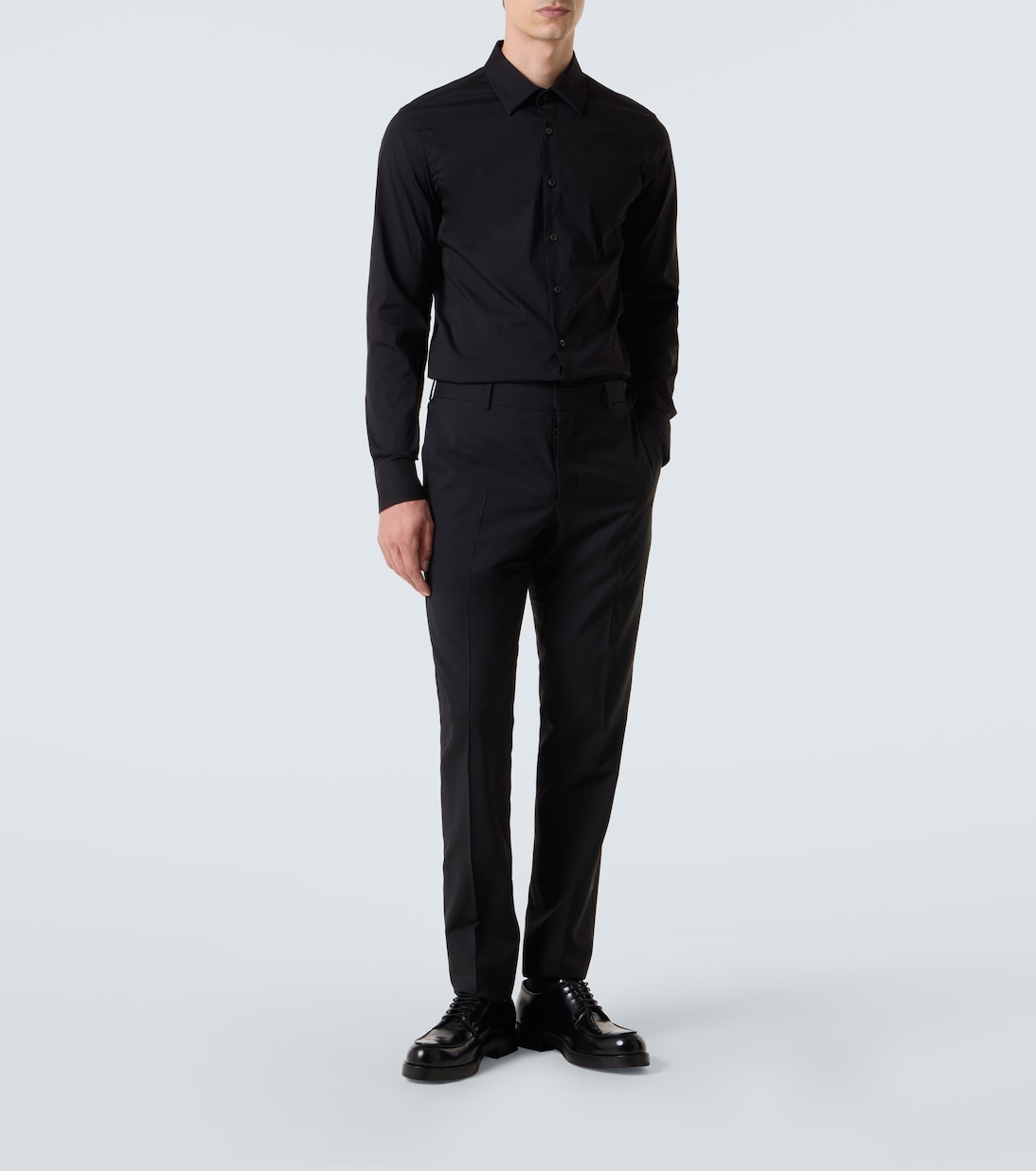 Cotton-blend shirt | Prada