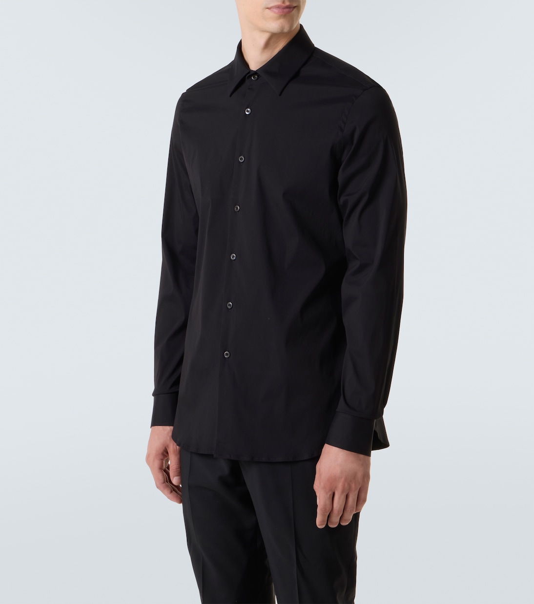 Cotton-blend shirt | Prada
