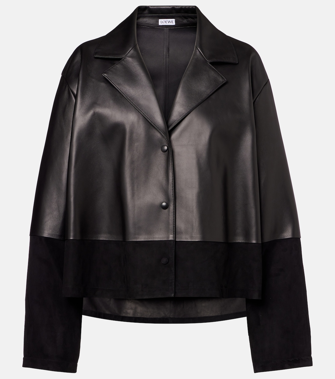 Giacca in pelle con suede | Loewe