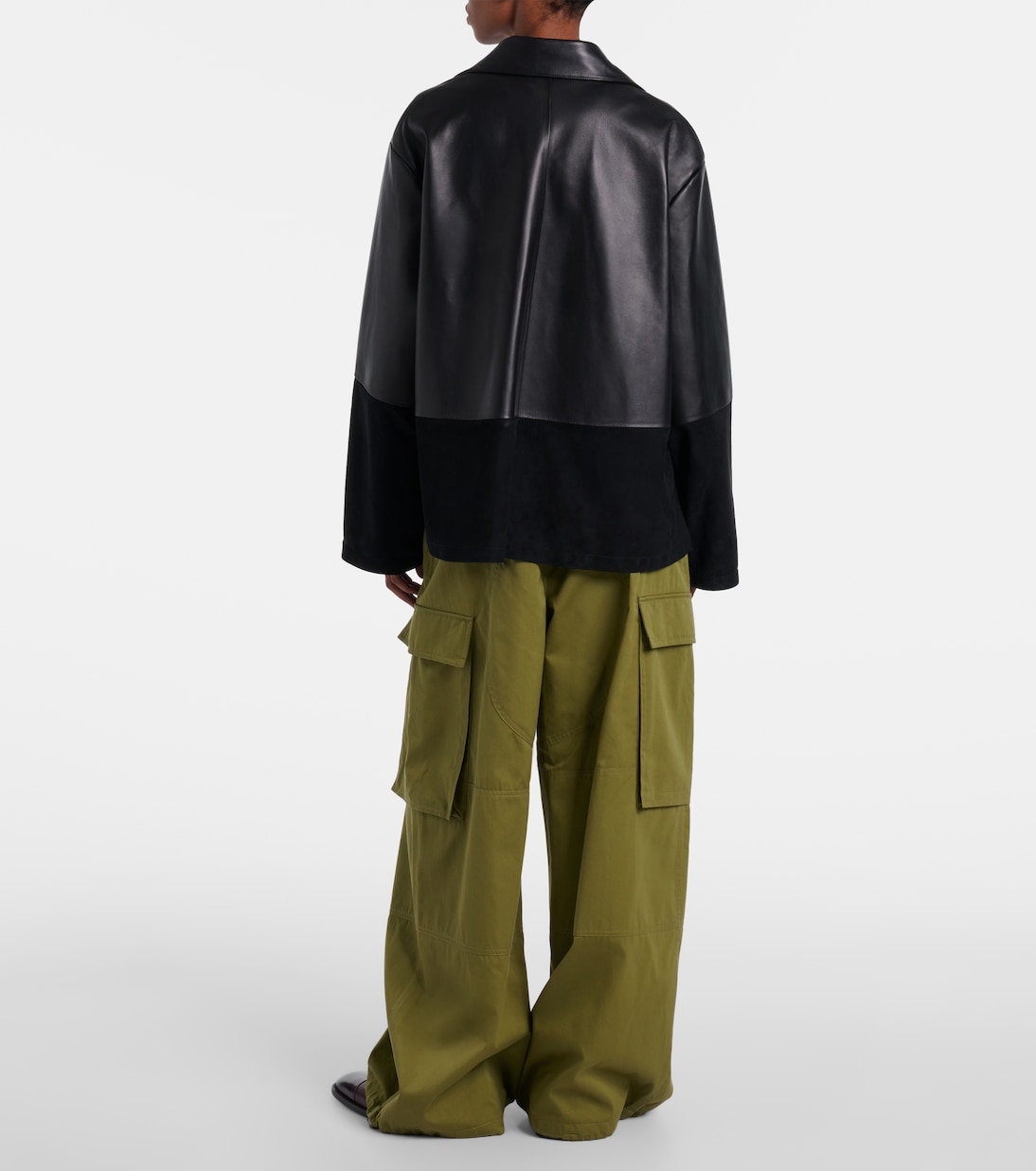Giacca in pelle con suede | Loewe