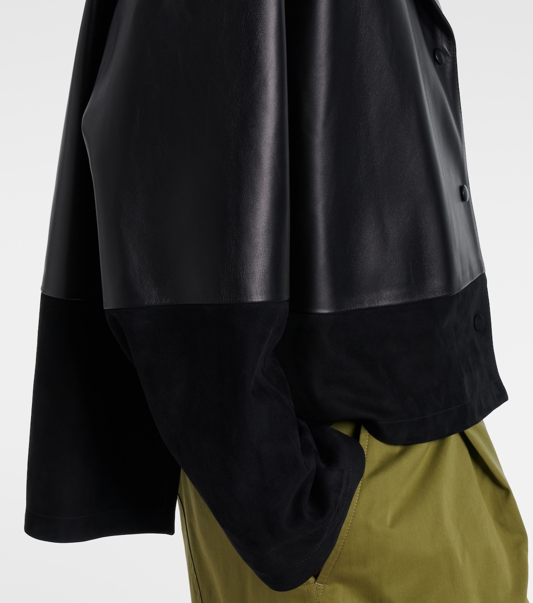 Giacca in pelle con suede | Loewe