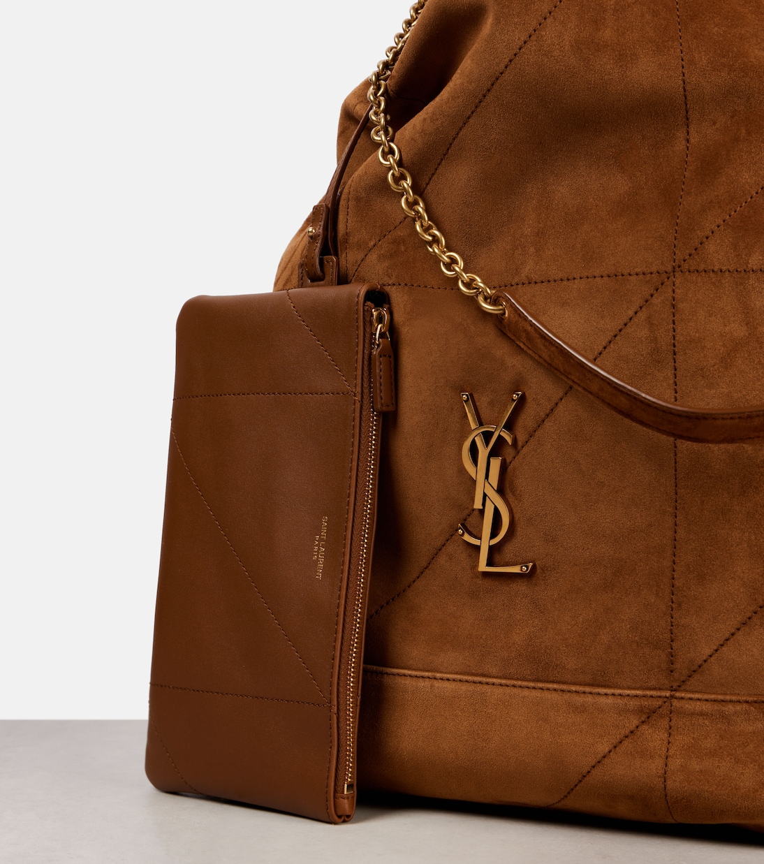 Jamie Cassandre Large suede shoulder bag | Saint Laurent