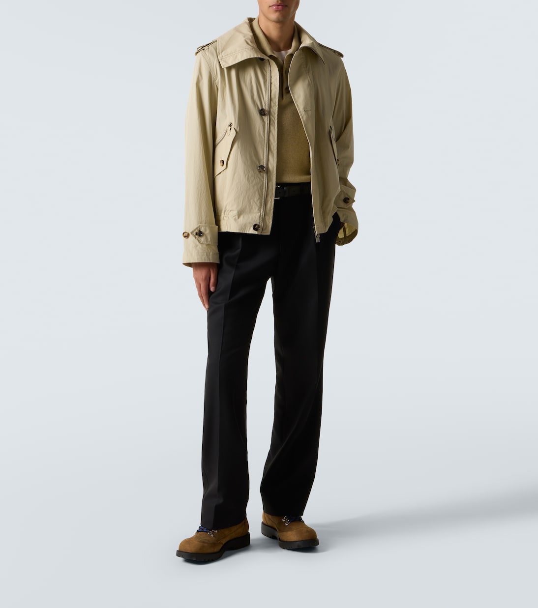 Cotton-blend blouson jacket | Burberry