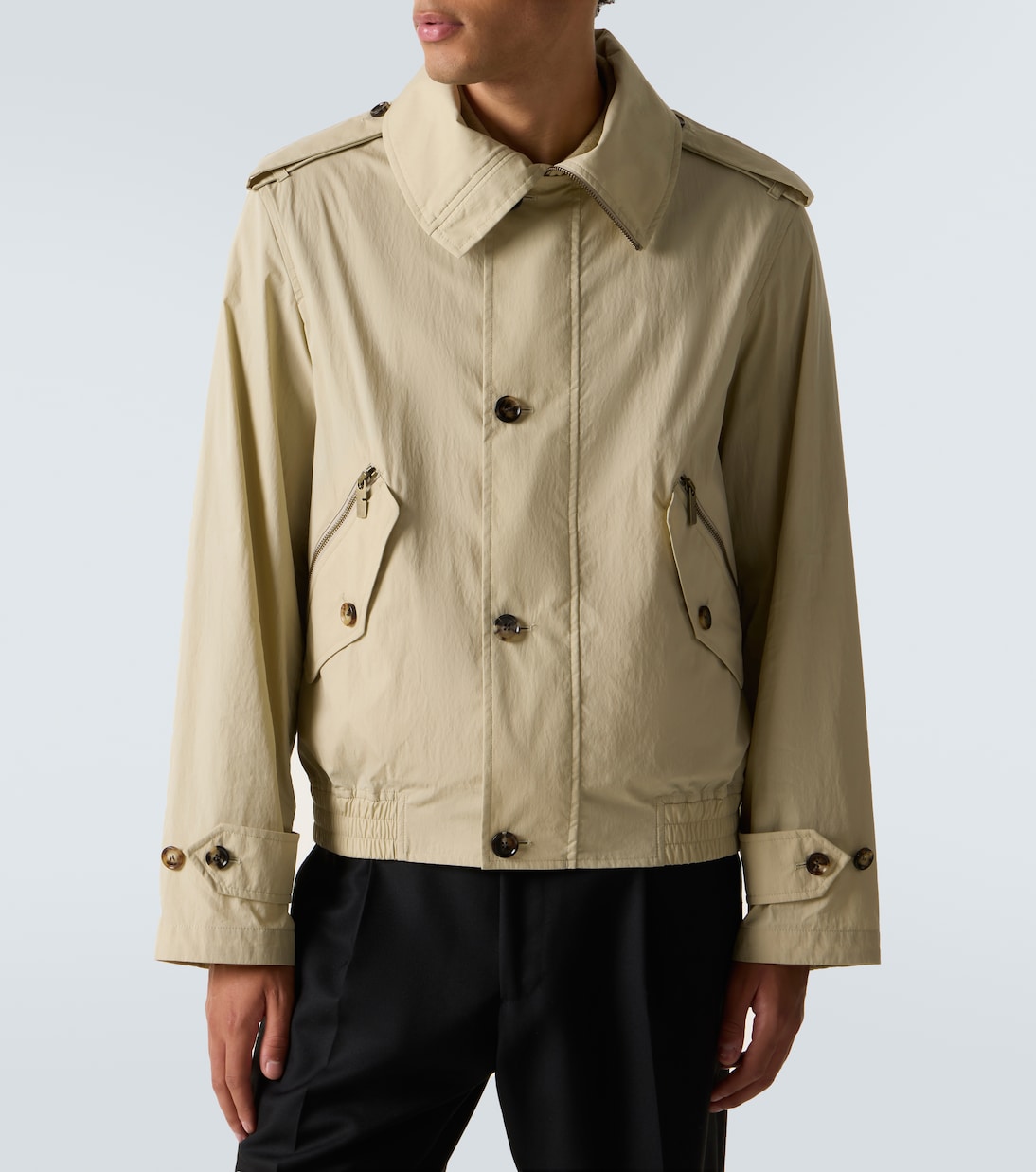 Cotton-blend blouson jacket | Burberry