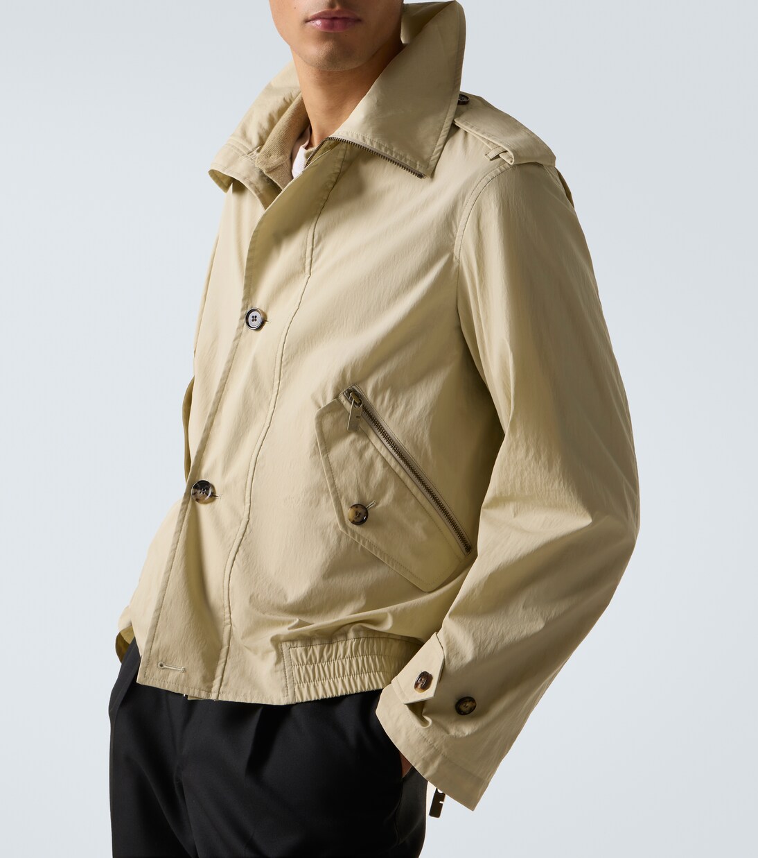 Cotton-blend blouson jacket | Burberry