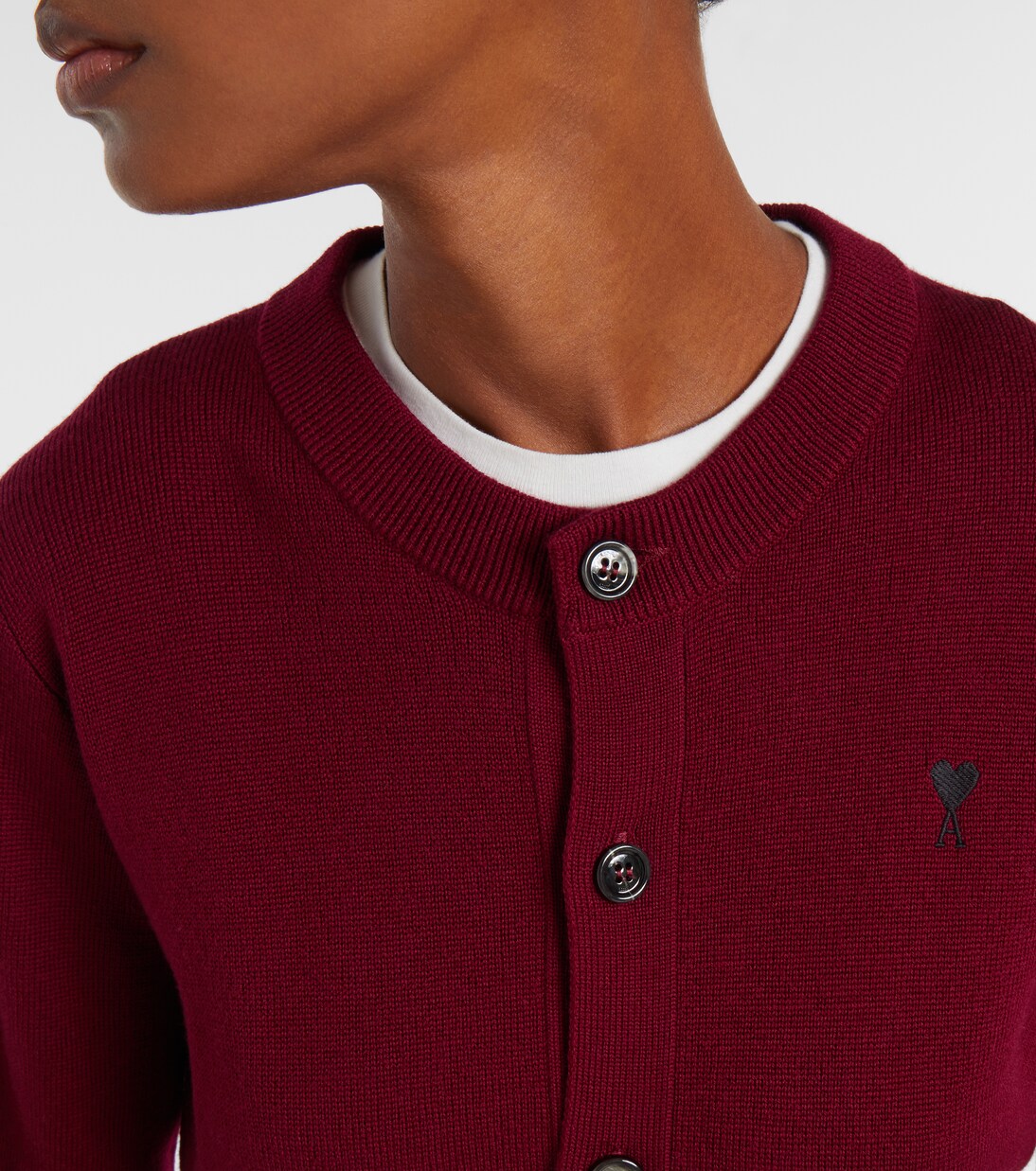 Ami De Cœur wool cardigan | Ami Paris