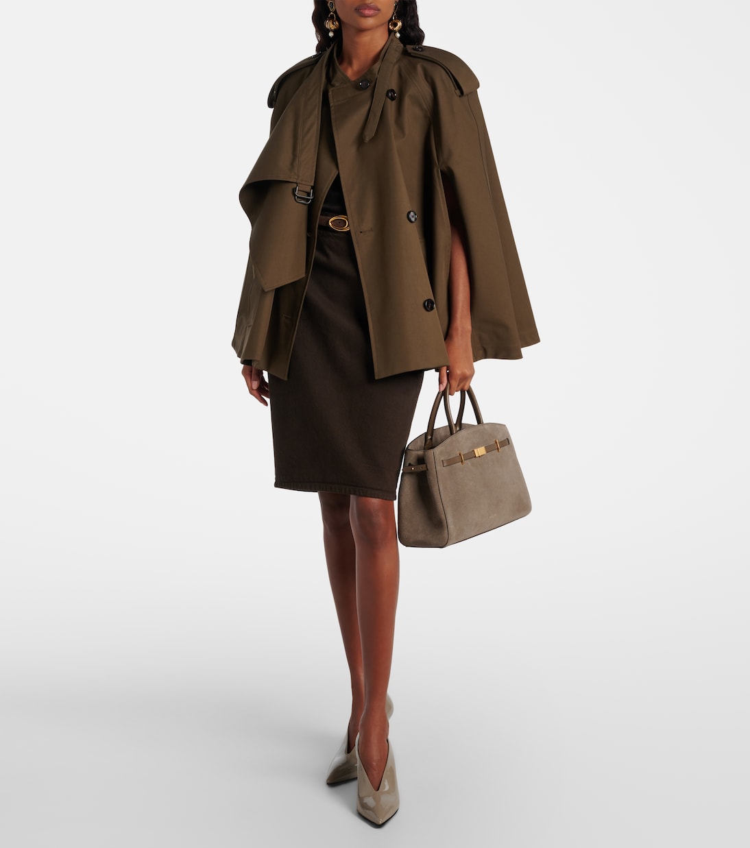 Hudson Medium suede tote bag | DeMellier
