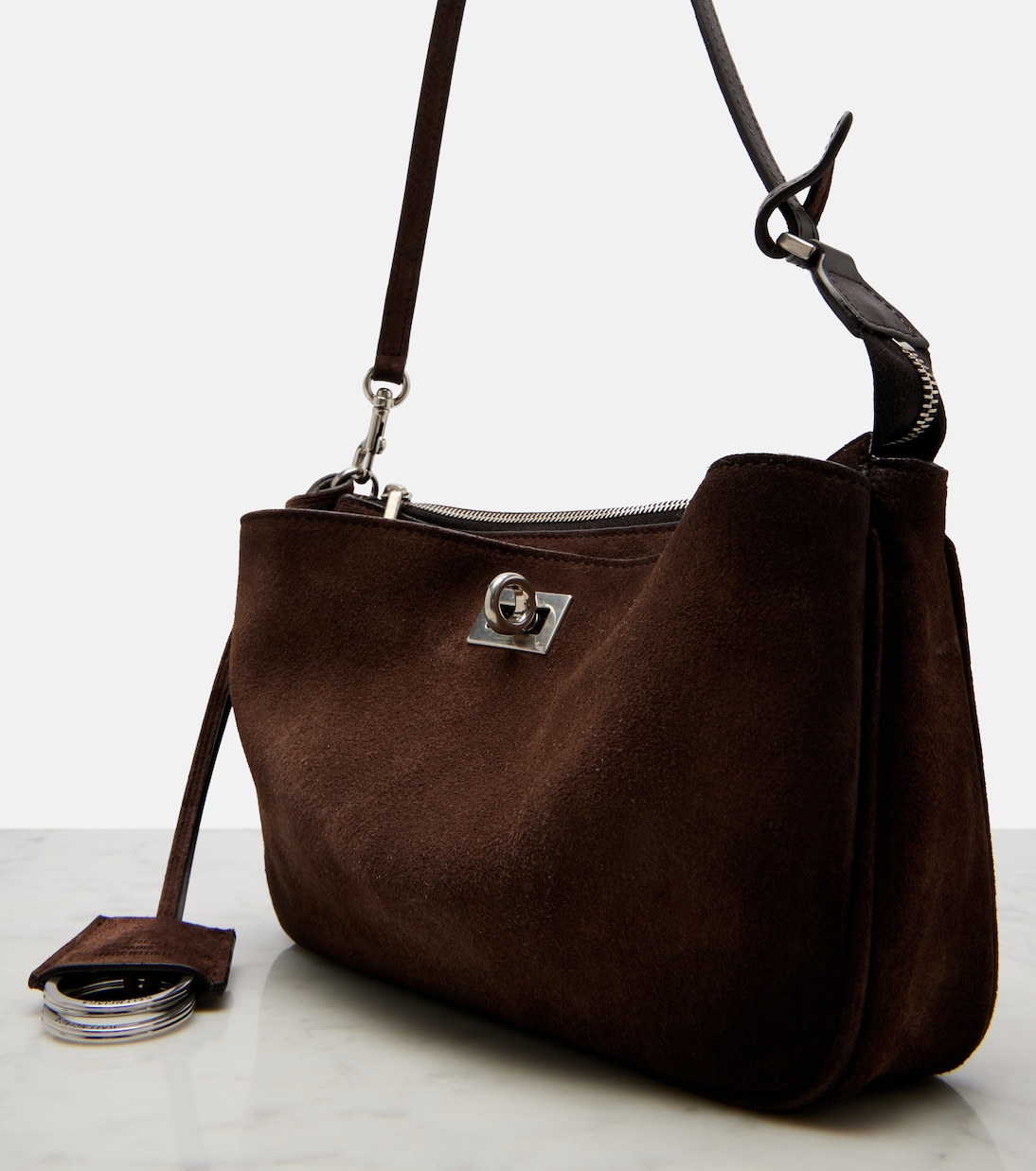 Rodeo suede shoulder bag | Balenciaga