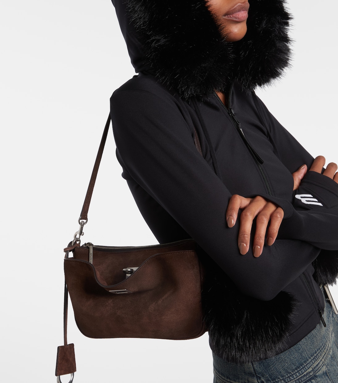 Rodeo suede shoulder bag | Balenciaga