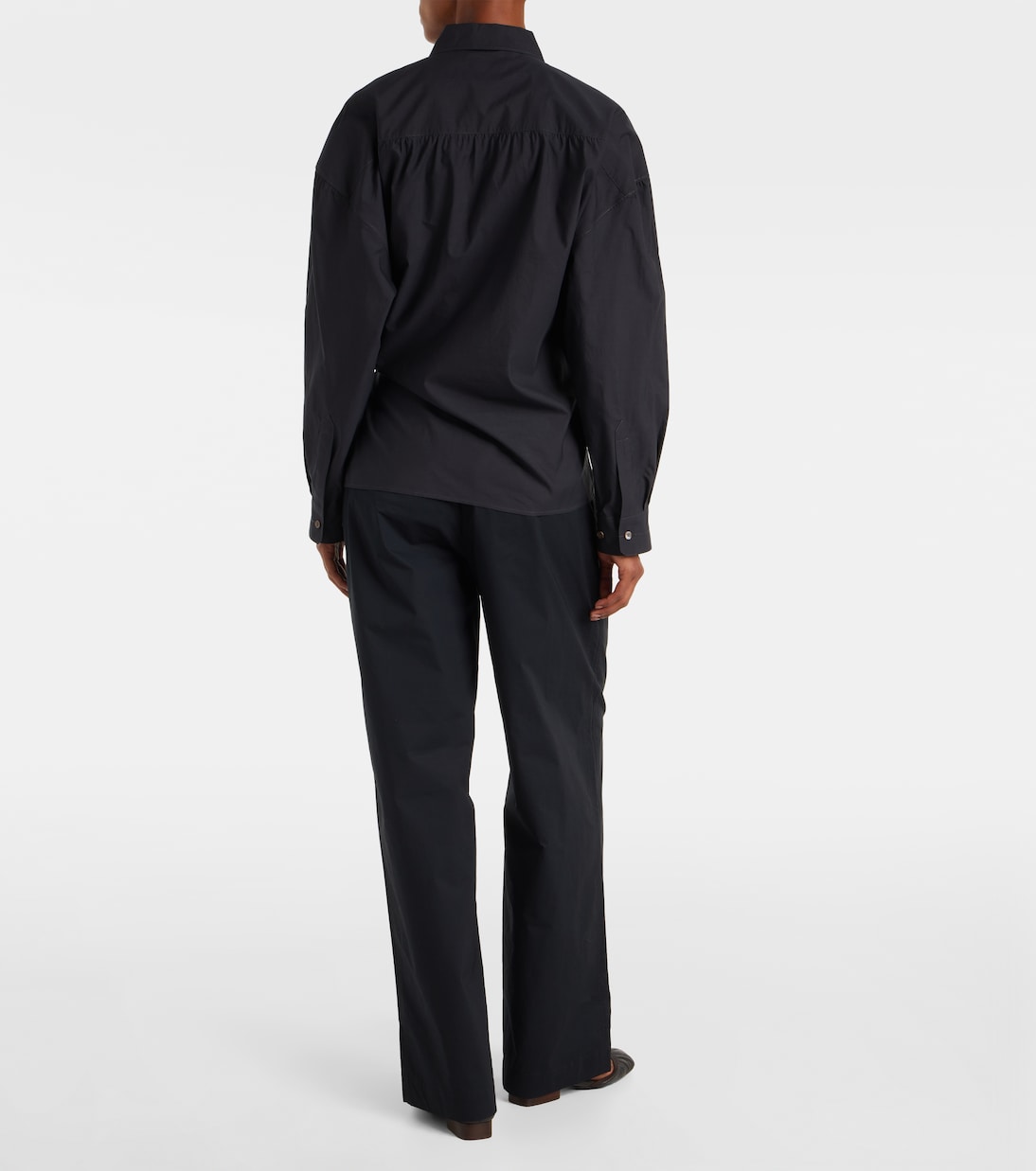 Chemise Twisted en coton et soie | Lemaire