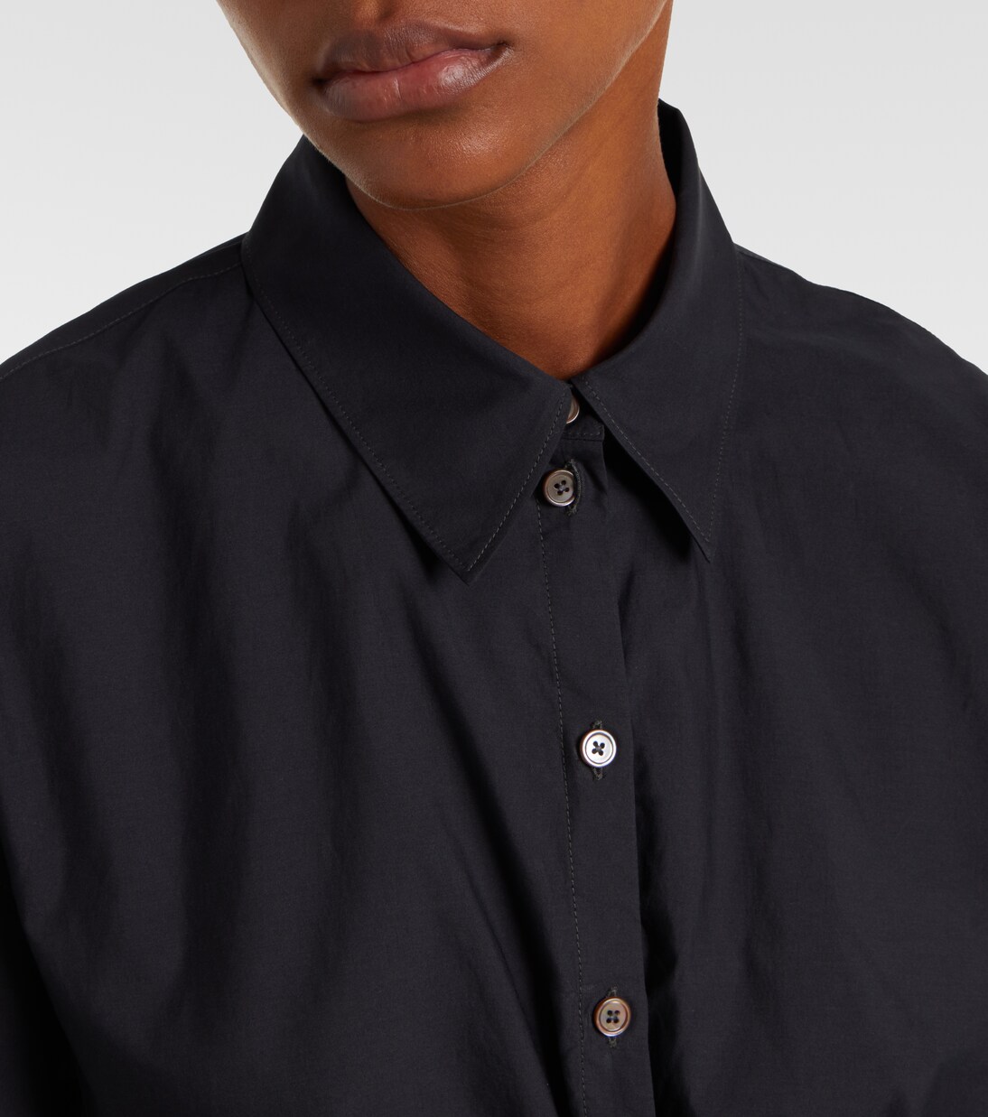 Chemise Twisted en coton et soie | Lemaire