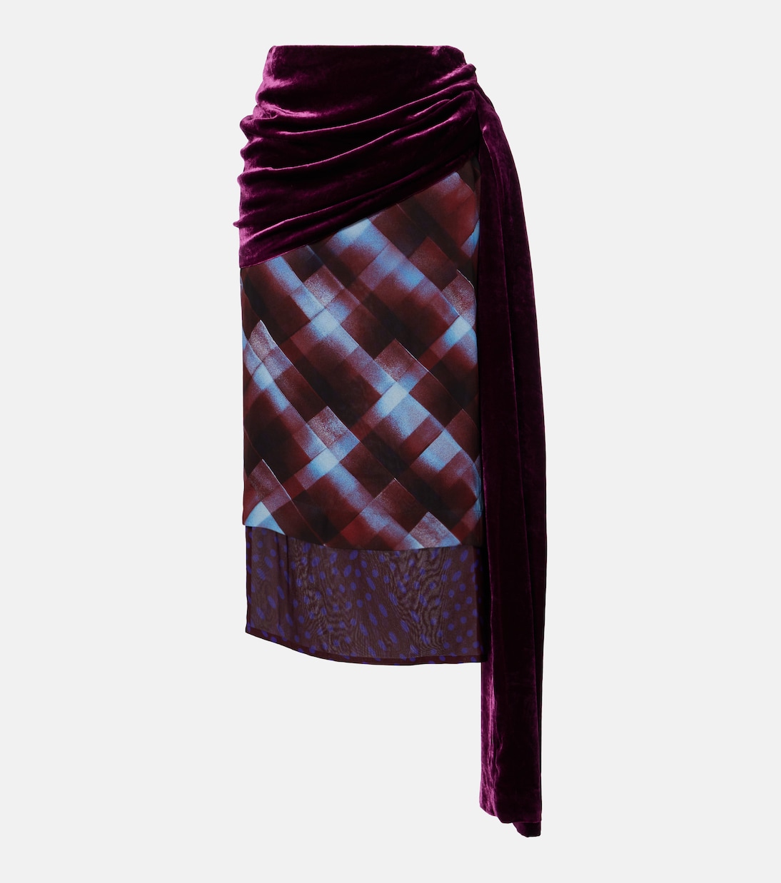 Draped midi skirt | Dries Van Noten