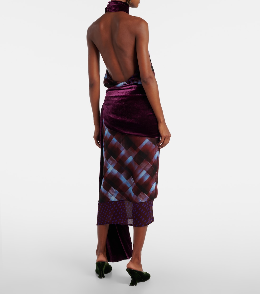 Draped midi skirt | Dries Van Noten