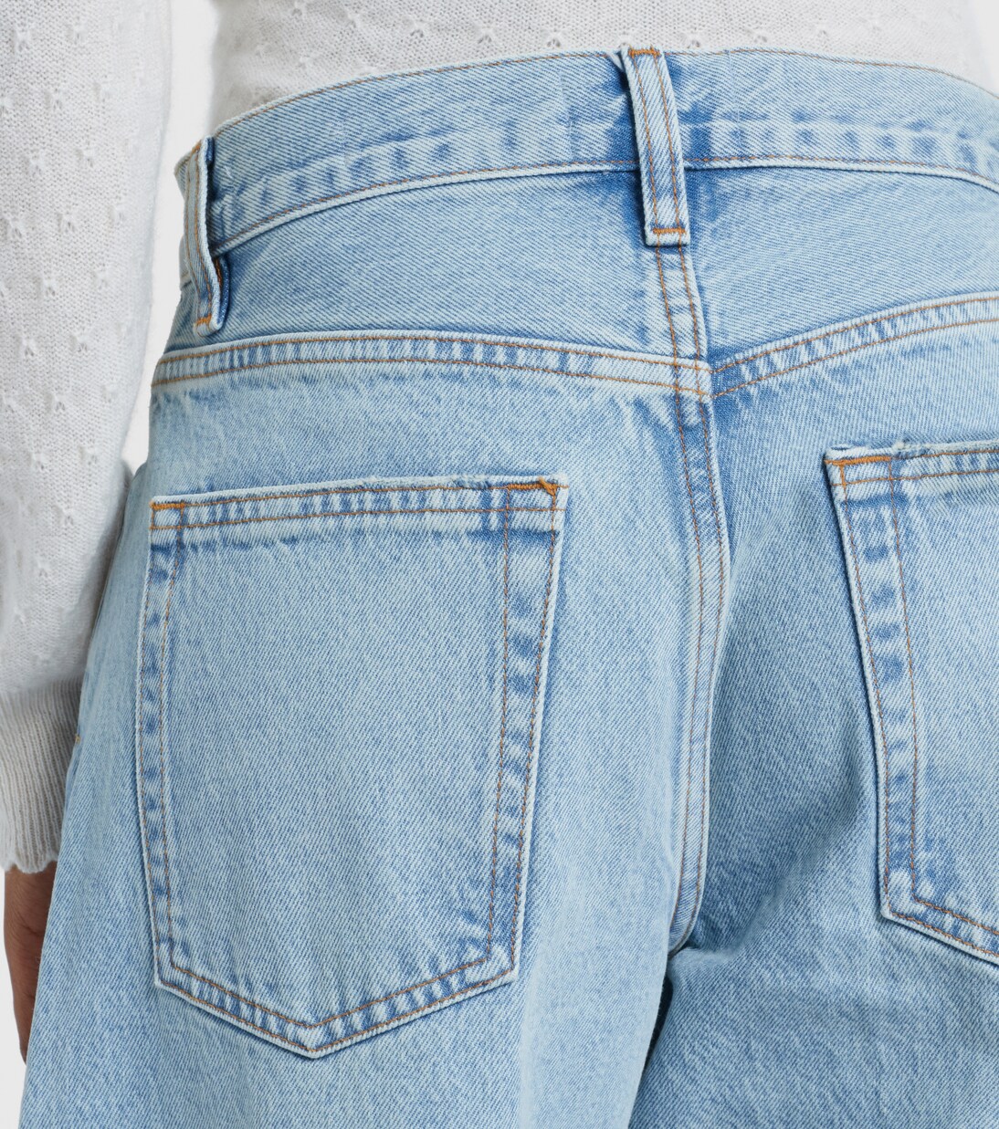 Bubble high-rise barrel-leg jeans | Frame