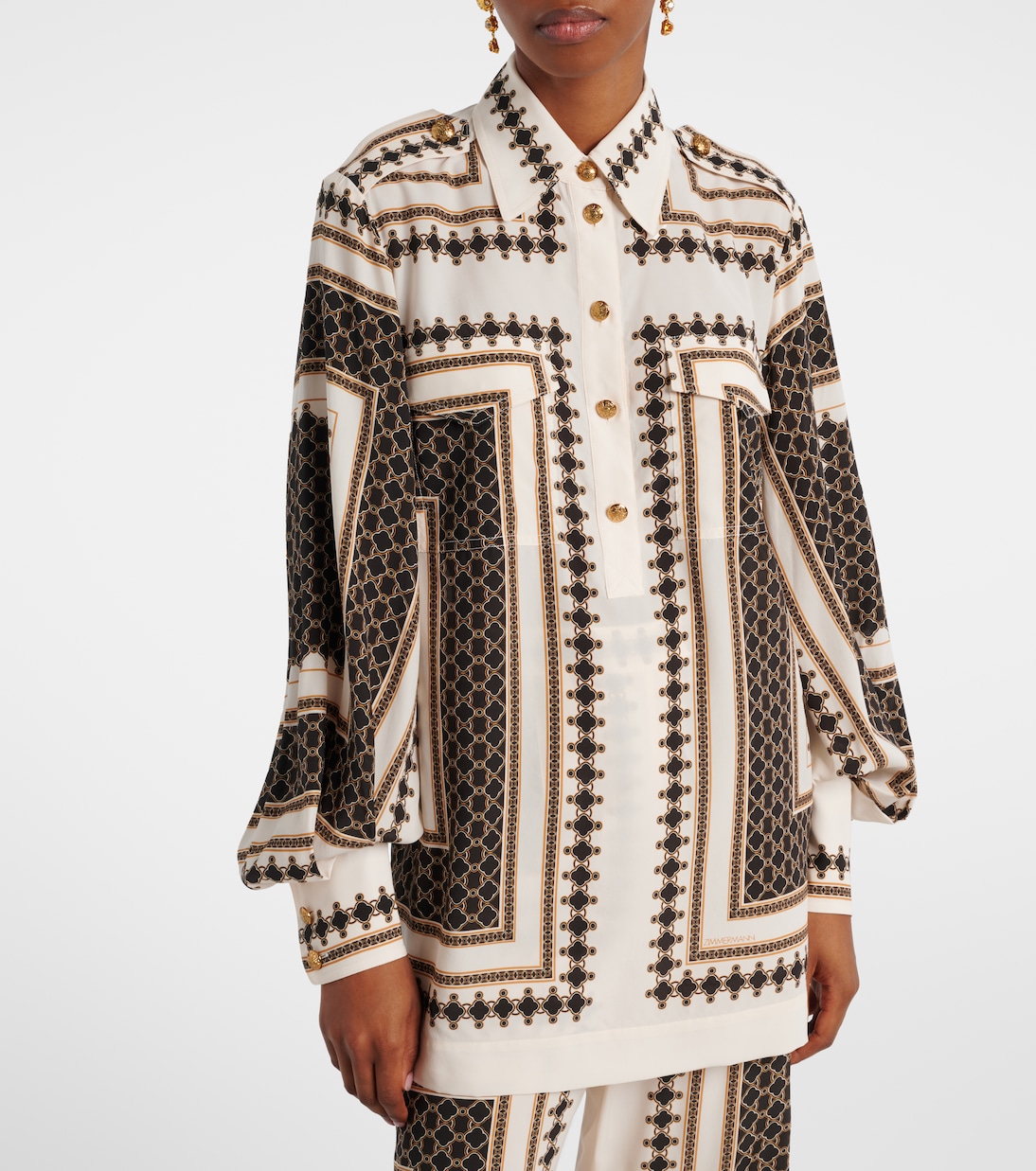 Printed blouse | Zimmermann
