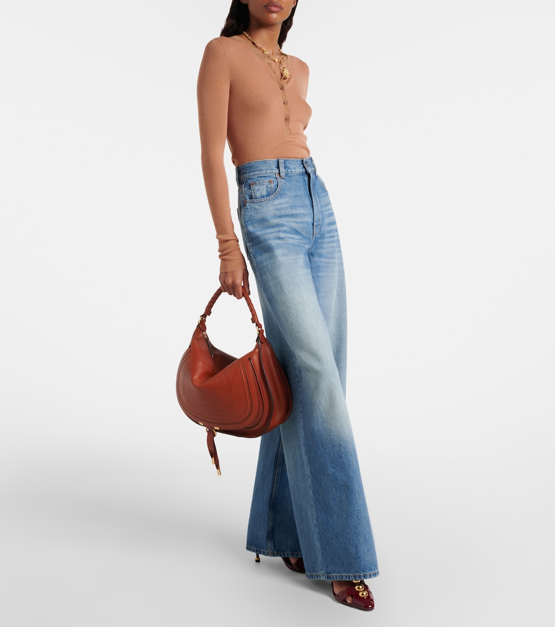 Marcie Small leather shoulder bag | Chloé