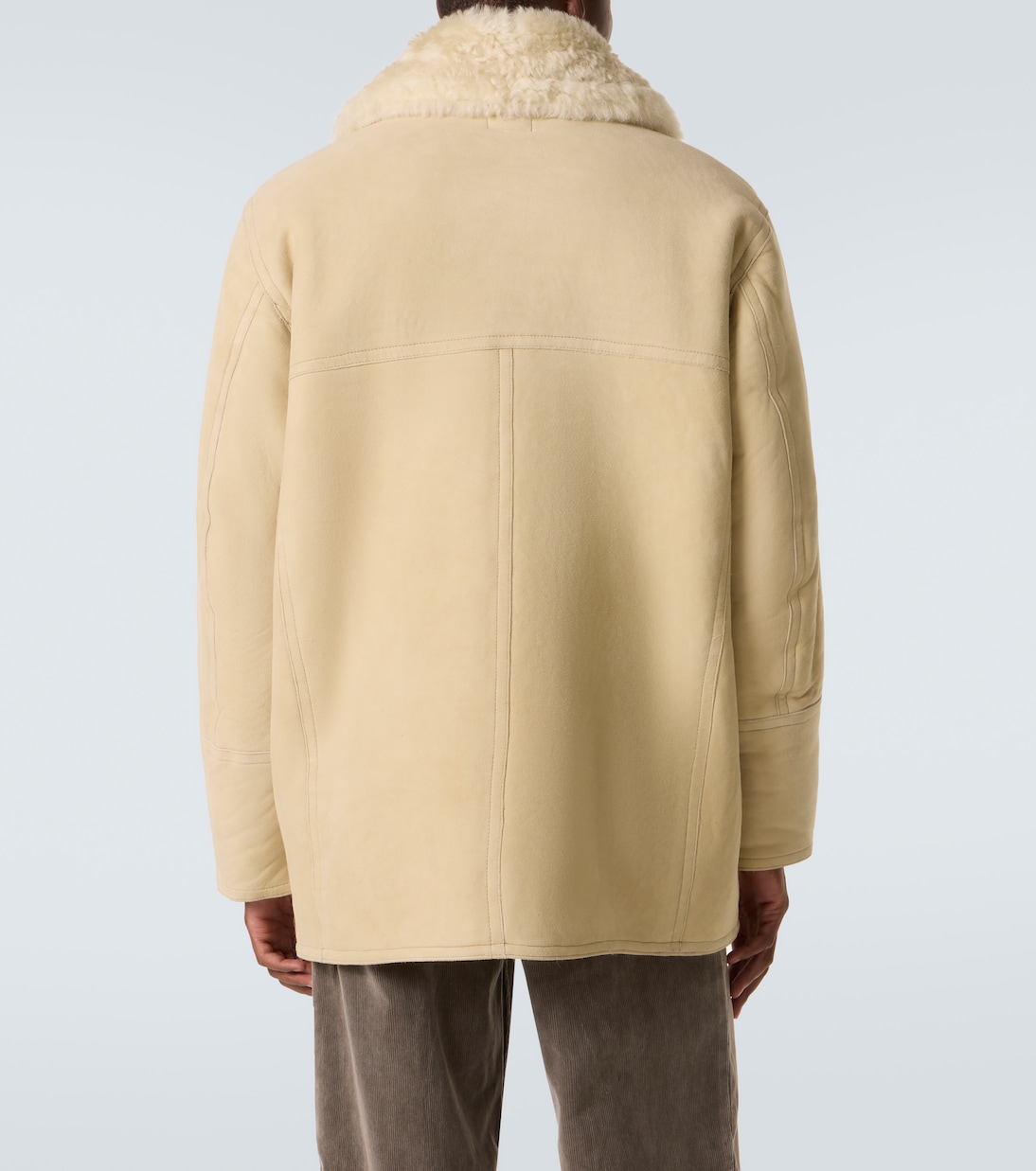 Shearling-lined suede coat | RRL