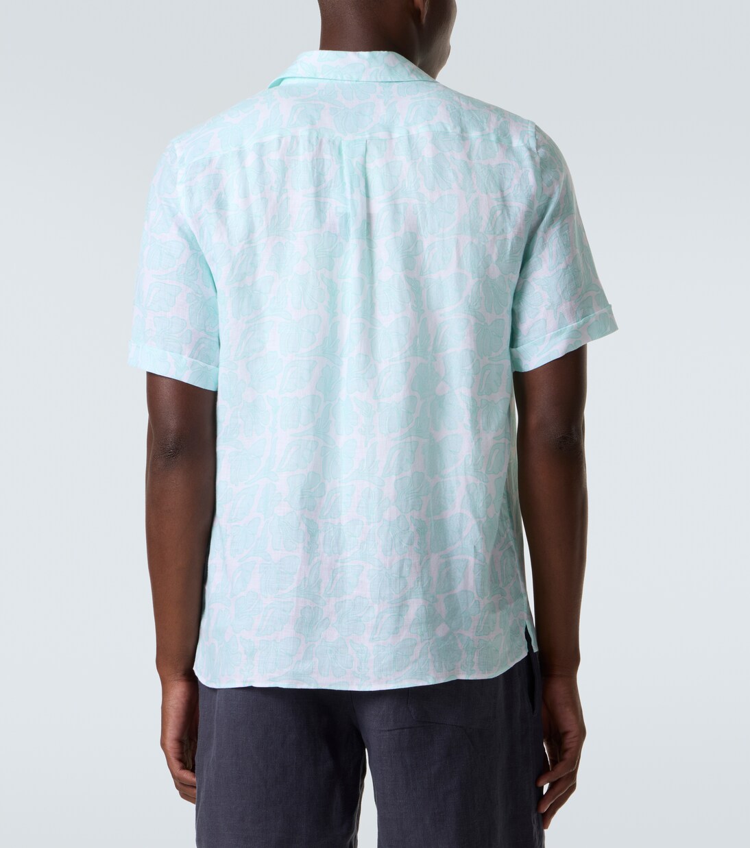 Charli floral linen bowling shirt | Vilebrequin
