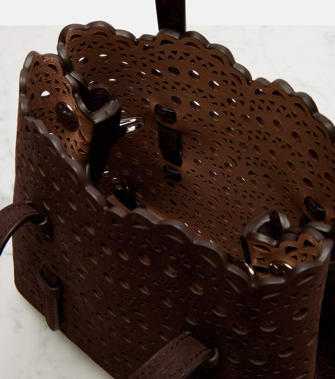 Sac Mina 20 New Vienne en cuir | Alaïa