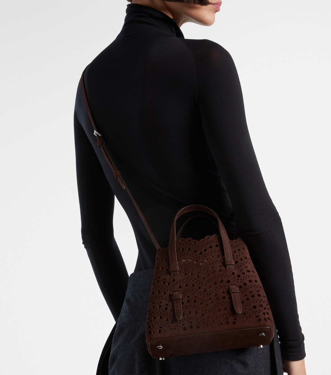 Sac Mina 20 New Vienne en cuir | Alaïa