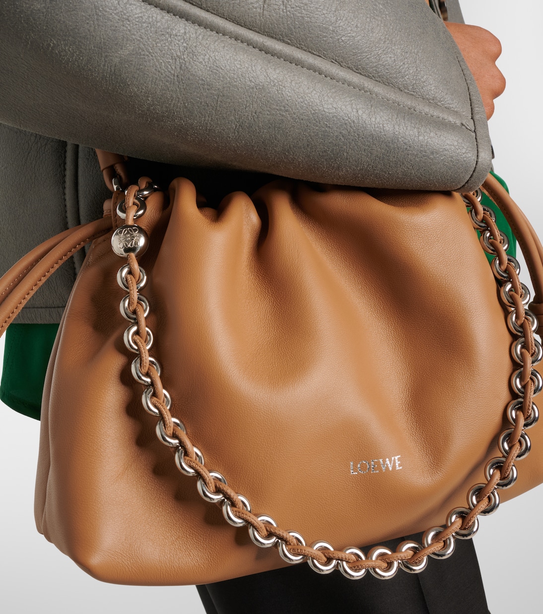 Flamenco Medium leather shoulder bag | Loewe