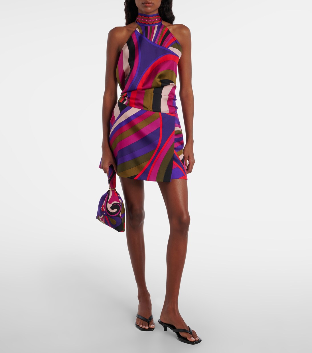 Orchidee silk twill tote bag | Pucci