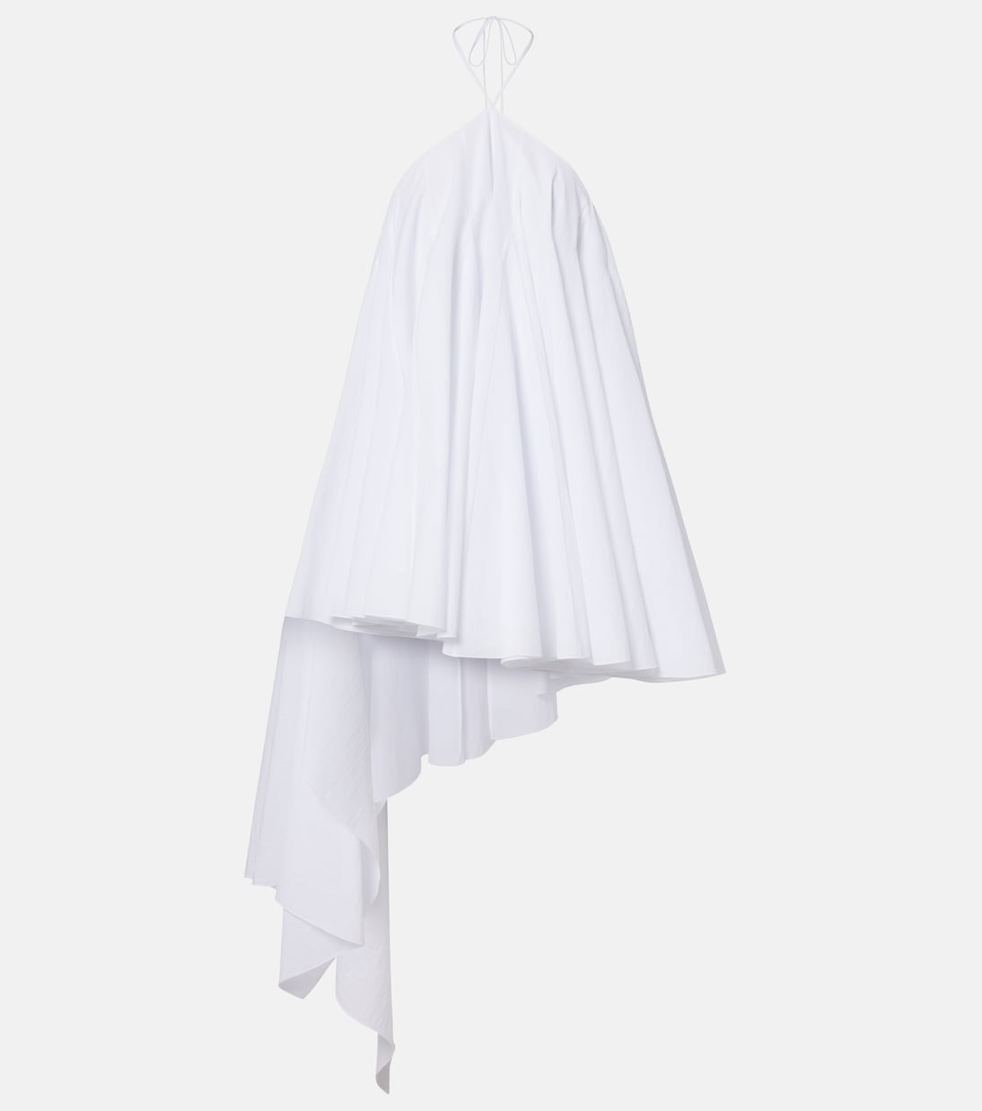 Triangle asymmetric cotton-blend minidress | Jacquemus
