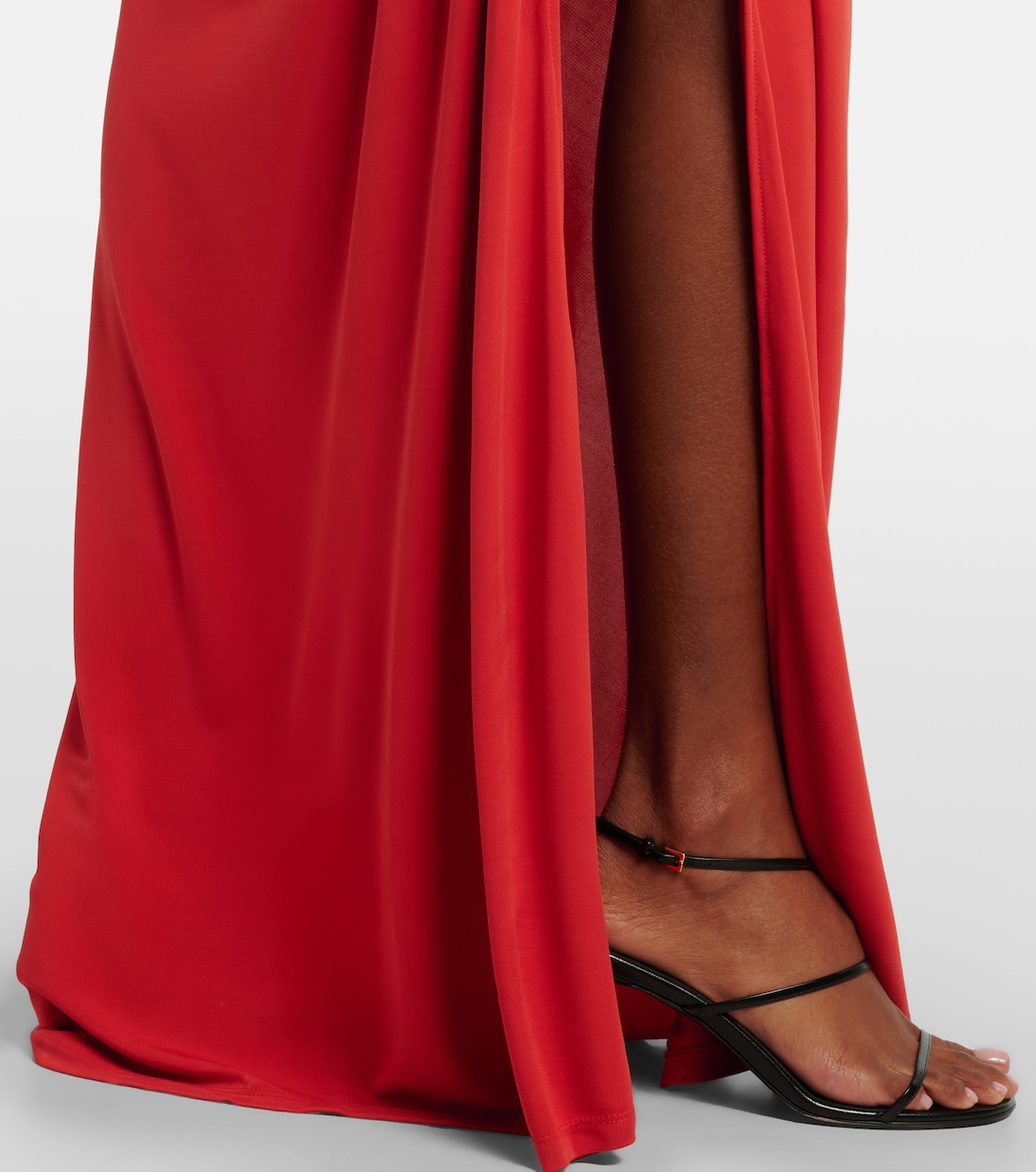 Cutout draped one-shoulder gown | Christopher Esber