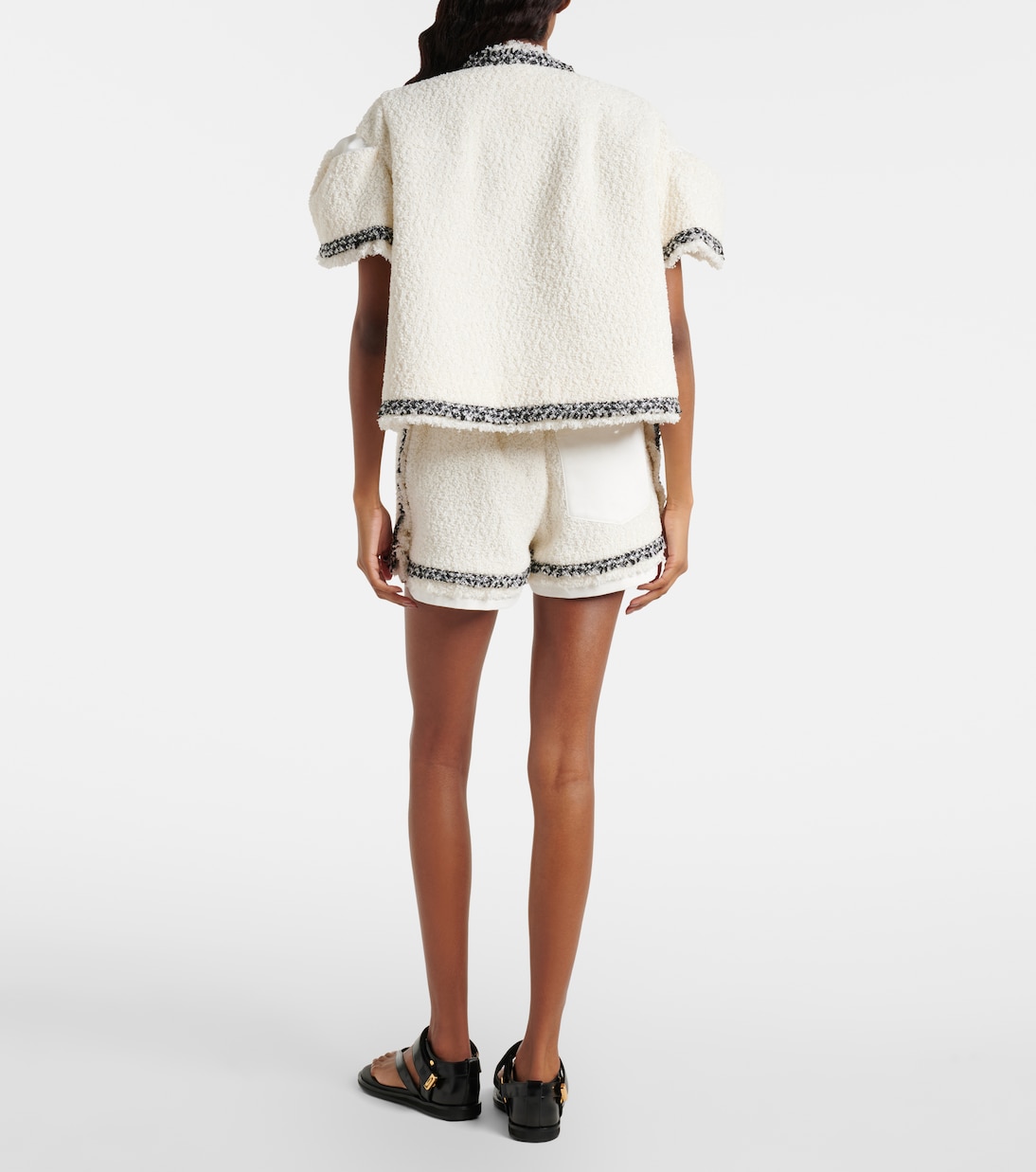 Bouclé shorts | Sacai