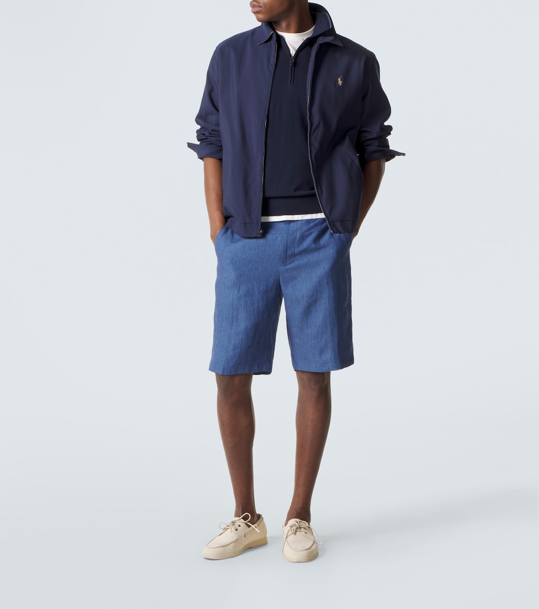 Linen Bermuda shorts | Canali