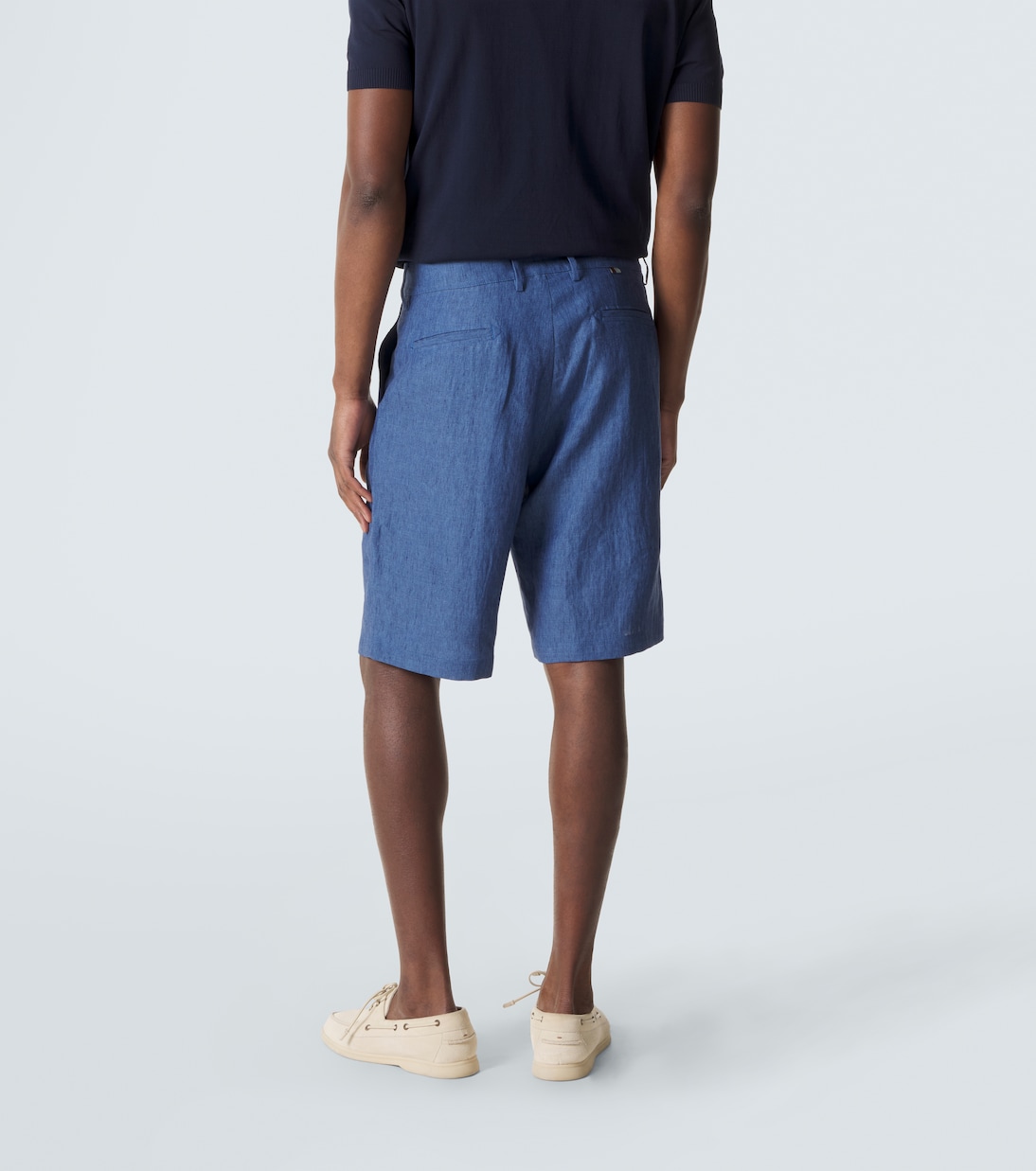 Linen Bermuda shorts | Canali